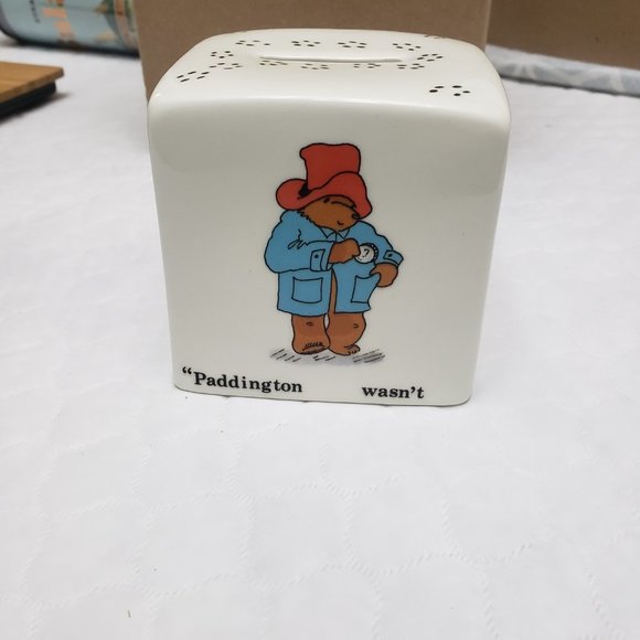 Coalport Paddington Bear Square Childrens Bank Bone China Made in England - Picture 5 of 8